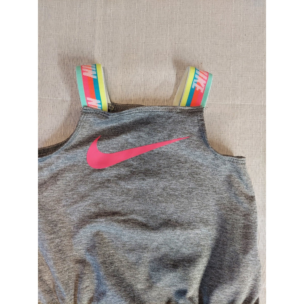 Nike Baby Romper One Piece Bodysuit 3M Gray Multicolor Dri-Fit Athletic