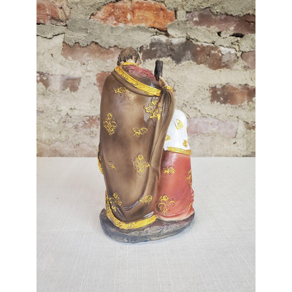 Nativity Scene Holy Family Figurine Religious Christmas Display Decor 9 Inch