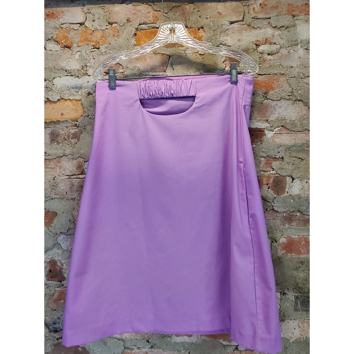 Womens Strapless Mini Dress S Lavender Linen Blend Summer Beach Casual