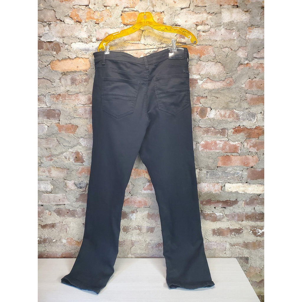Jack & Jones Mens Black W34 L32 Straight Leg Denim Jeans Casual Pants