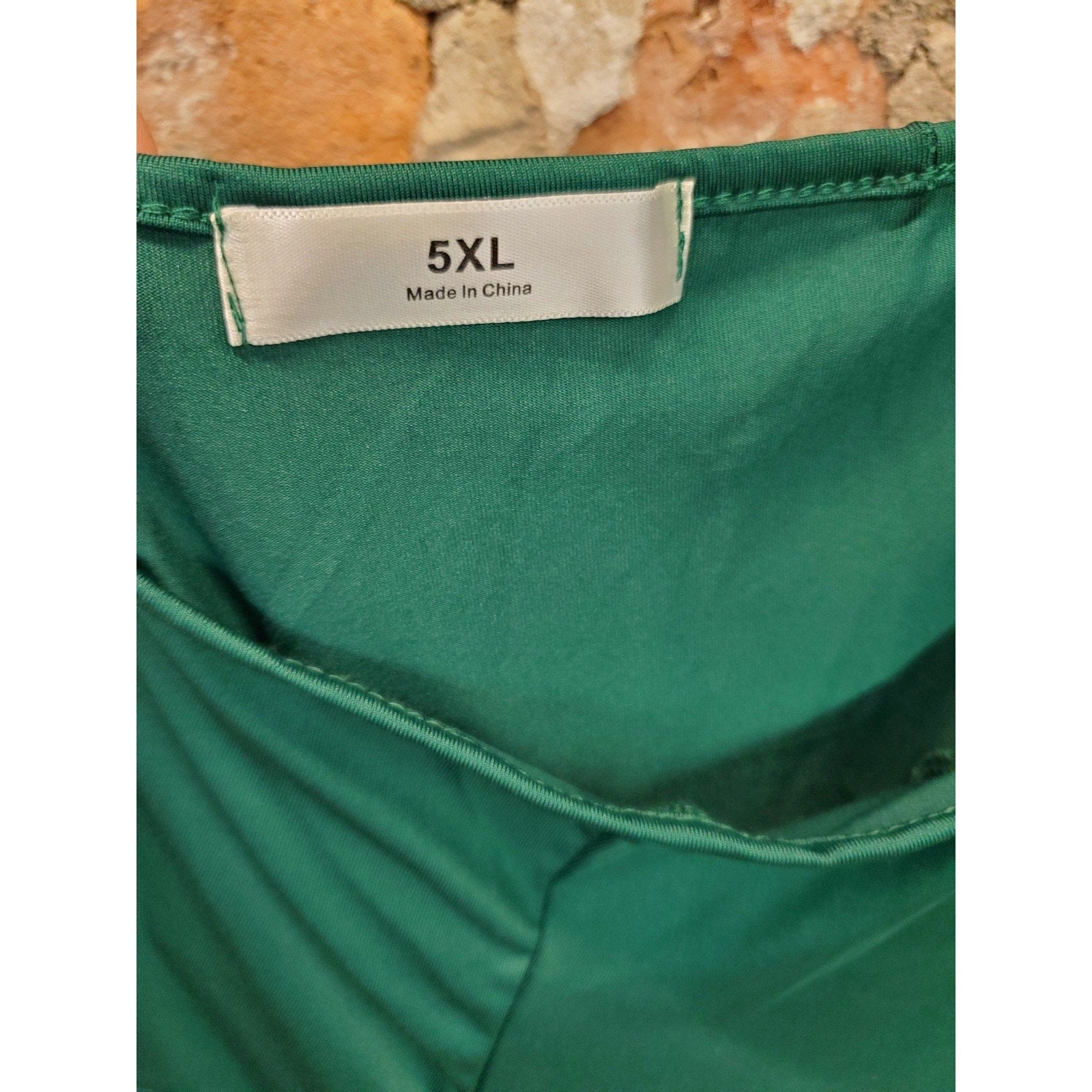 Womens Dark Green 5XL Lace Up Corset Tunic Top Crossover Straps Zipper Detail