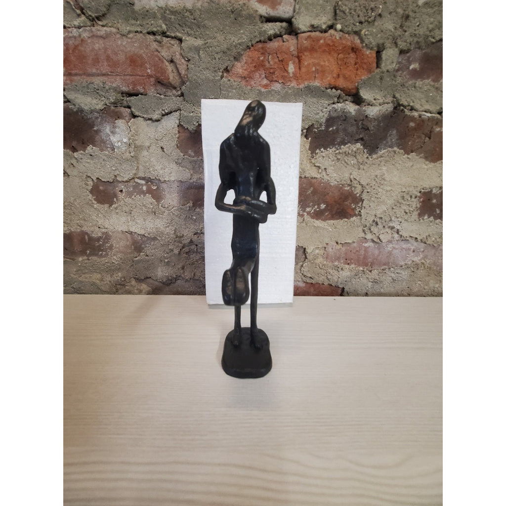 Abstract Couple Embracing Sculpture Figurine Love Statue Home Decor Bronze Look