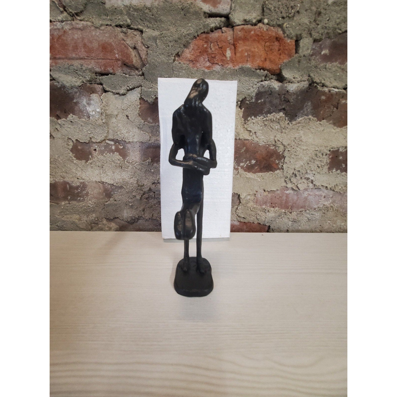 Abstract Couple Embracing Sculpture Figurine Love Statue Home Decor Bronze Look