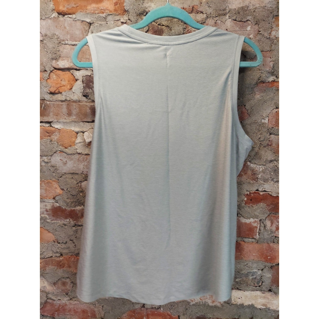DSG XXL Tank Top Light Blue Moisture Wicking UPF 30+ Athletic Sleeveless NWT