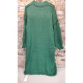 TIPS Womens Sweater Dress M Emerald Green Knit Mock Neck Long Sleeve Pullover