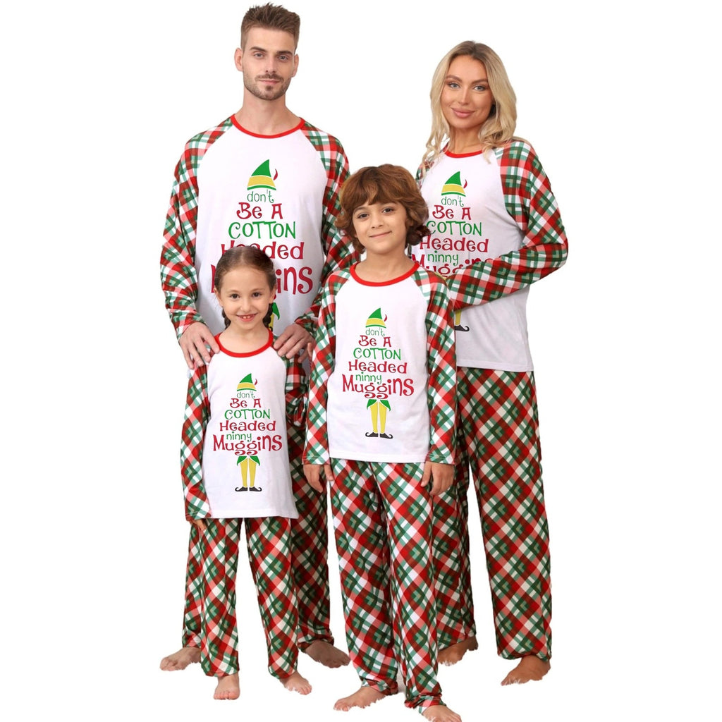 Mens 2XL XXL Christmas Pajamas Set Elf Ninny Muggins Holiday Plaid Red Green