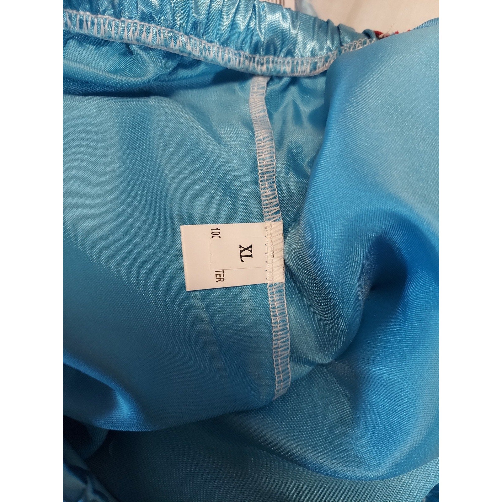 80s Retro Tracksuit Mens Womens XL Blue Pink Purple Neon Costume